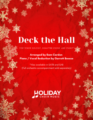 DECK THE HALL SSAATTBB COVER 1