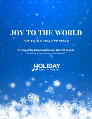 JOY TO THE WORLD SATB COVER